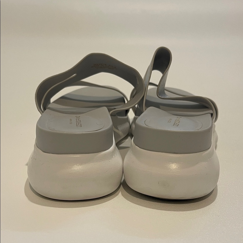 Cole Haan Zerogrand Metallic Silver Slide Sandals - Women's - Picture 4 of 6